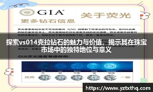 探索vs014克拉钻石的魅力与价值，揭示其在珠宝市场中的独特地位与意义